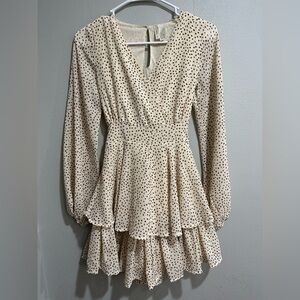Mini dress puff sleeve